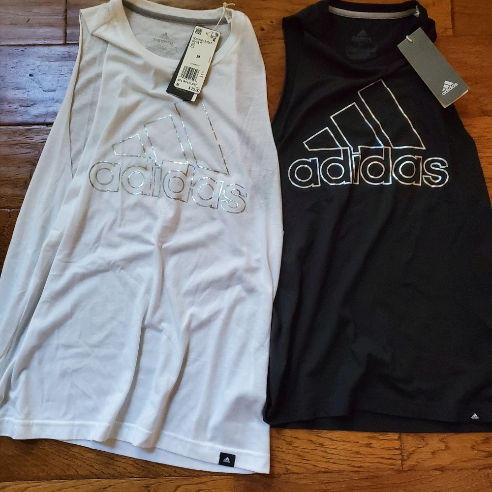 2 NWT Adidas tanks